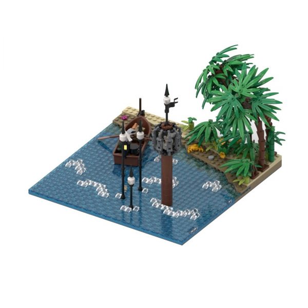 Port Sauvage Beach with Pillory MOC 116559 2 - MOULD KING