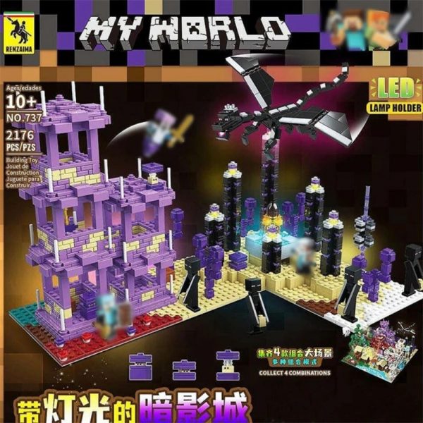 QuanGuan 737 My World Shadow City 3 - MOULD KING