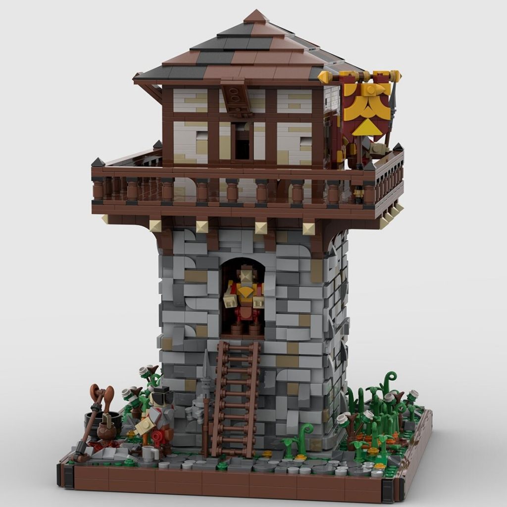 MOC-111759 Roman Limes Watchtower With 3794 Pieces 