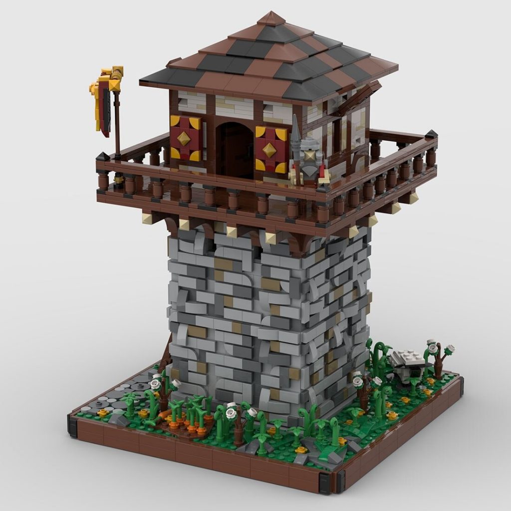 MOC-111759 Roman Limes Watchtower With 3794 Pieces 
