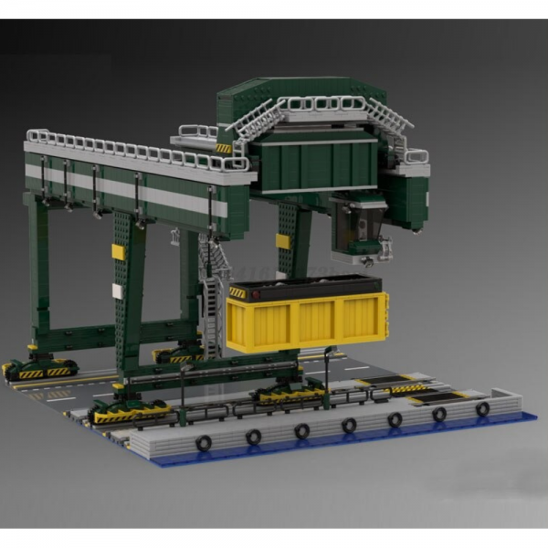 Train Container Crane MOC 72094 2 - MOULD KING