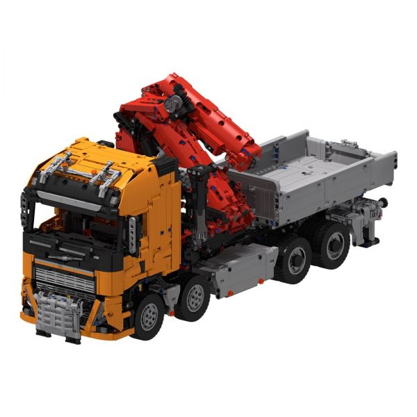 Volvo FH16 750 8x6 With Crane MOC 118230 6 - MOULD KING