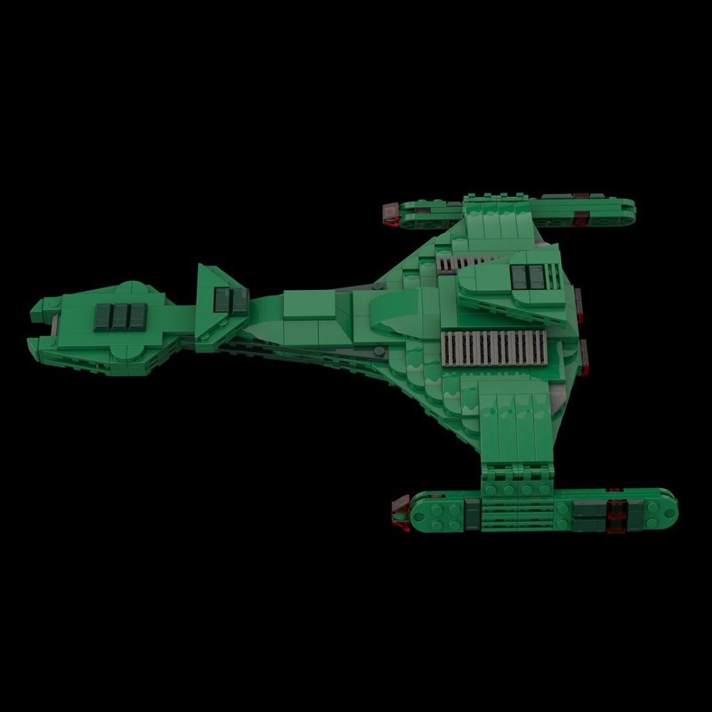 MOC-112682 Klingon Vor’cha With 323 Pieces