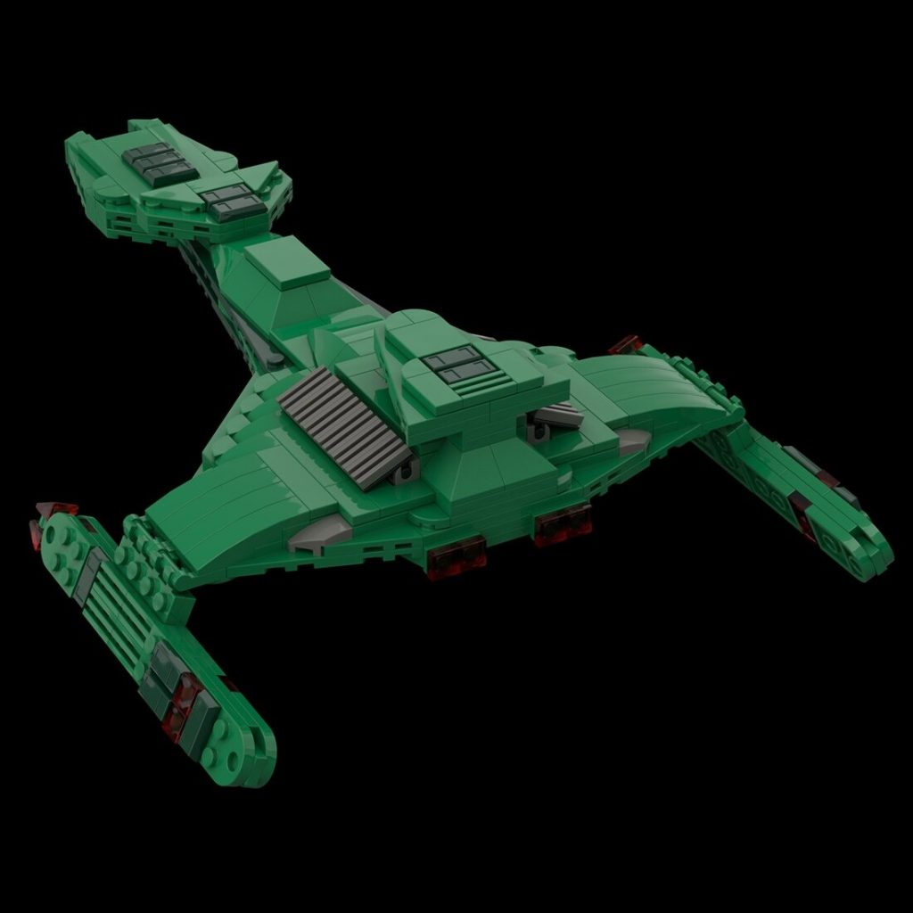 MOC-112682 Klingon Vor’cha With 323 Pieces