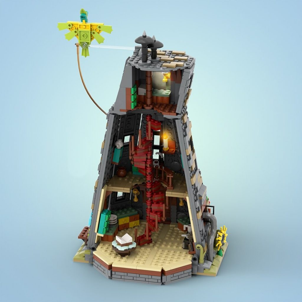 MOC-114447 Forest Magic House With 1179 Pieces