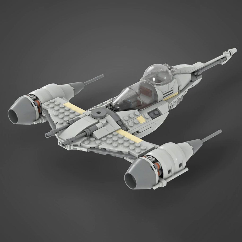 MOC-115255 1/48 Space Wars Fighter With 348 Pieces
