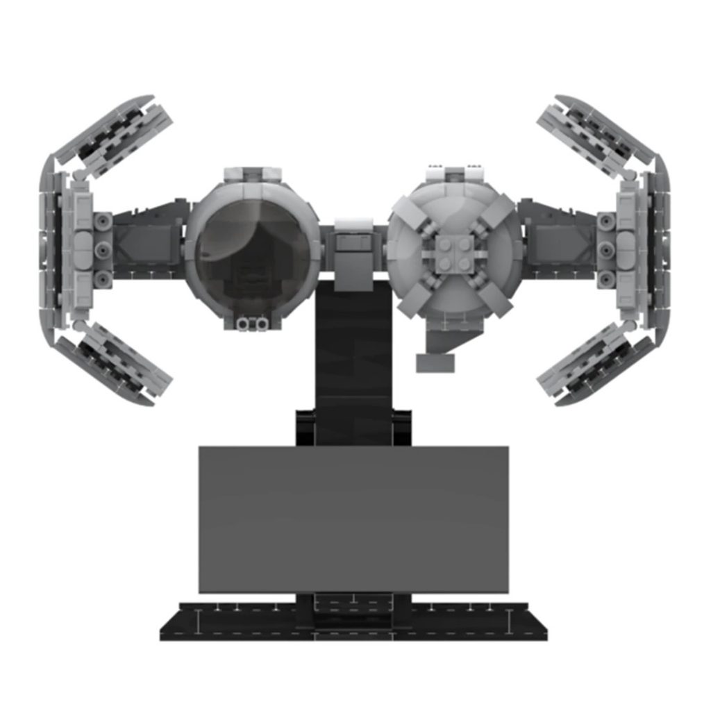 MOC-12134 Imperial Tie Bomber With Stand With 1416 Pieces