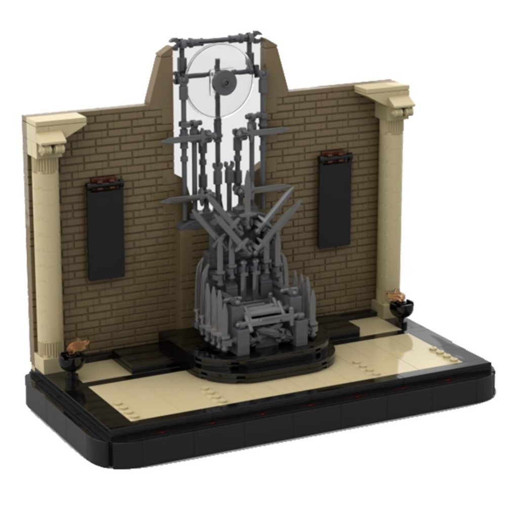 MOC-124630 Iron Throne Diorama With 695 Pieces