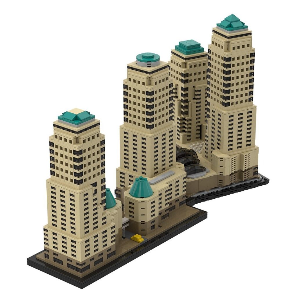 MOC-125137 World Financial Center With 3947 Pieces