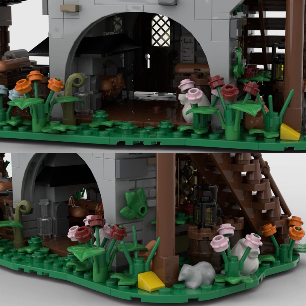 MOC-125763 Medieval Bakery With 1282PCS 