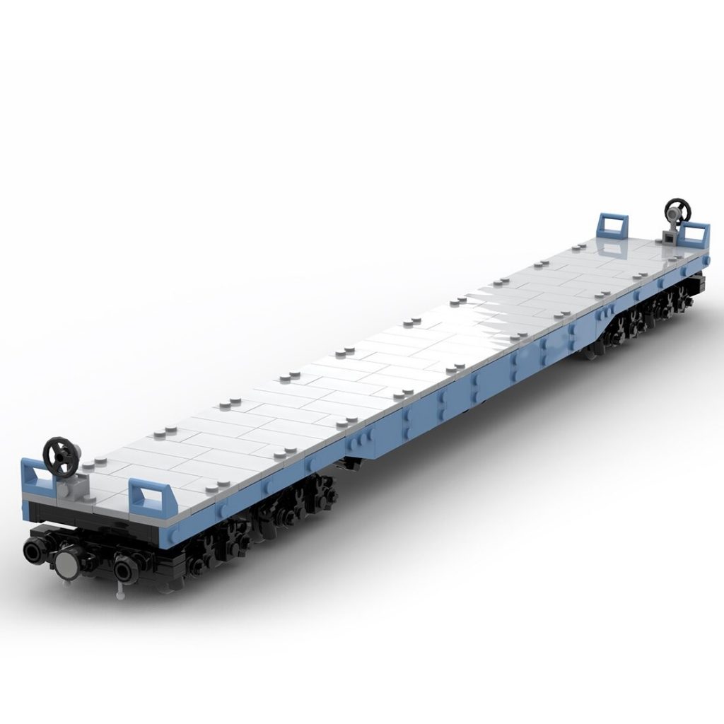 MOC-52155 Large Flatcar Train With 469 Pieces