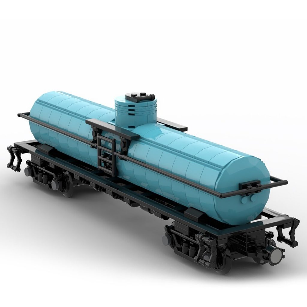 MOC-53458 Tanker Car Train With 586 Pieces