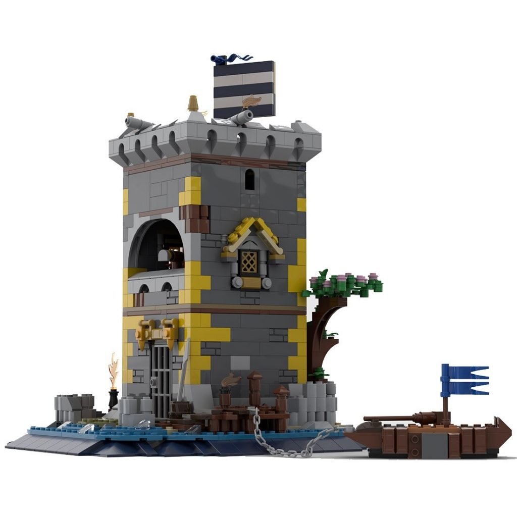 MOC-85265 Medieval Pirate Fortress With 958 Pieces