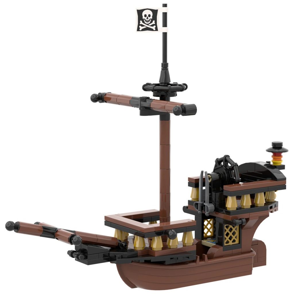 MOC-94318 Warty Crab Pirate Ship With 198PCS 