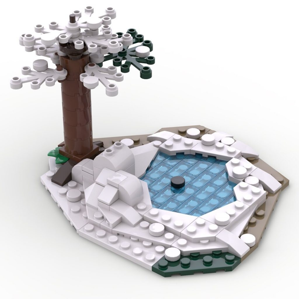 MOC-96286 Medieval Frozen Lake With 136 Pieces