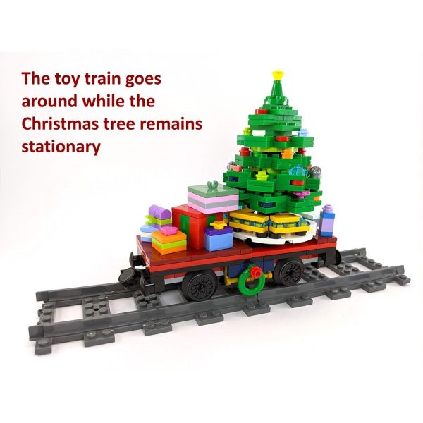 moc 49581 christmas themed train vehicle main 3 - MOULD KING