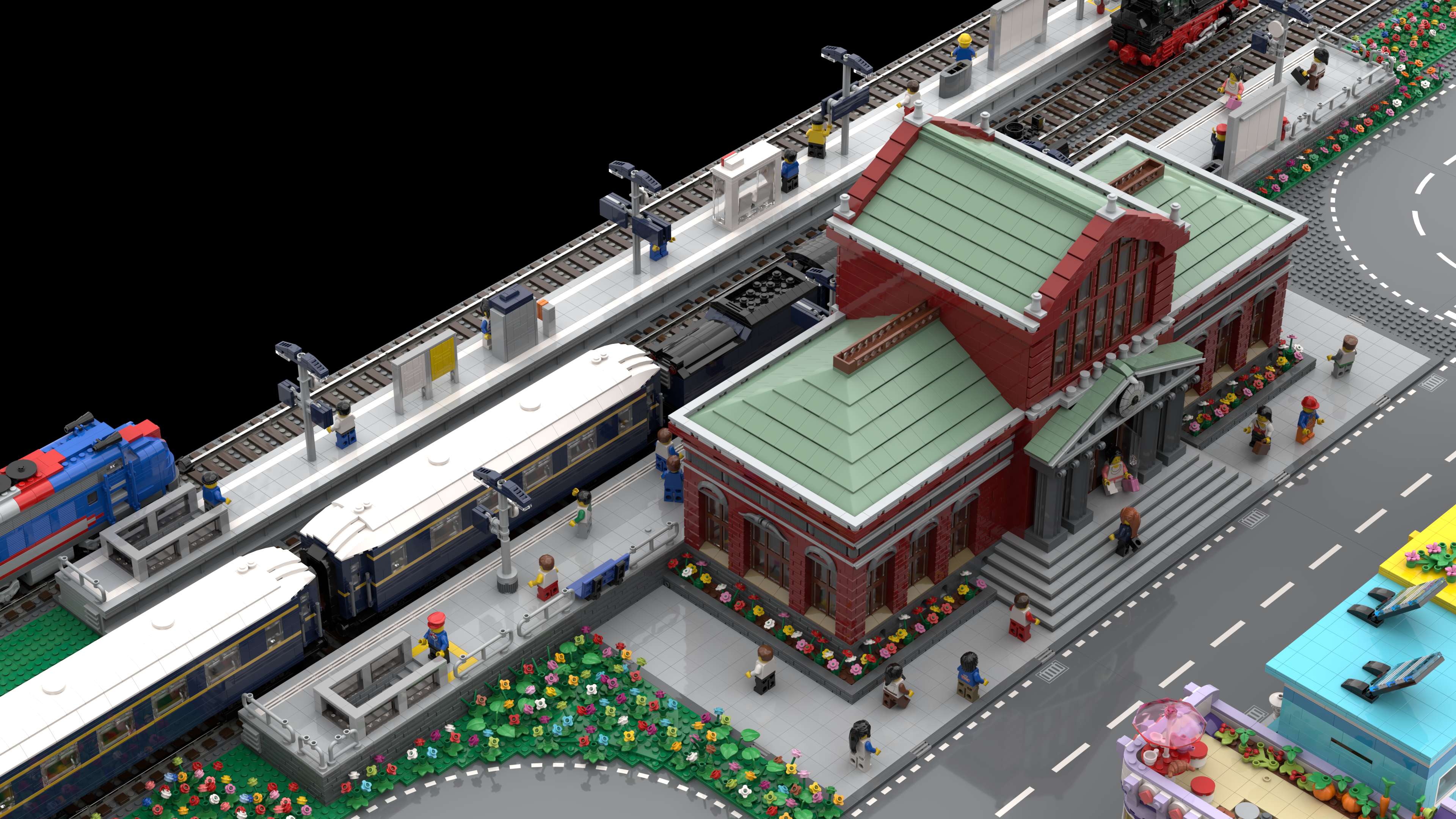 MOC-109869 Central Station V2 With 6820 Pieces