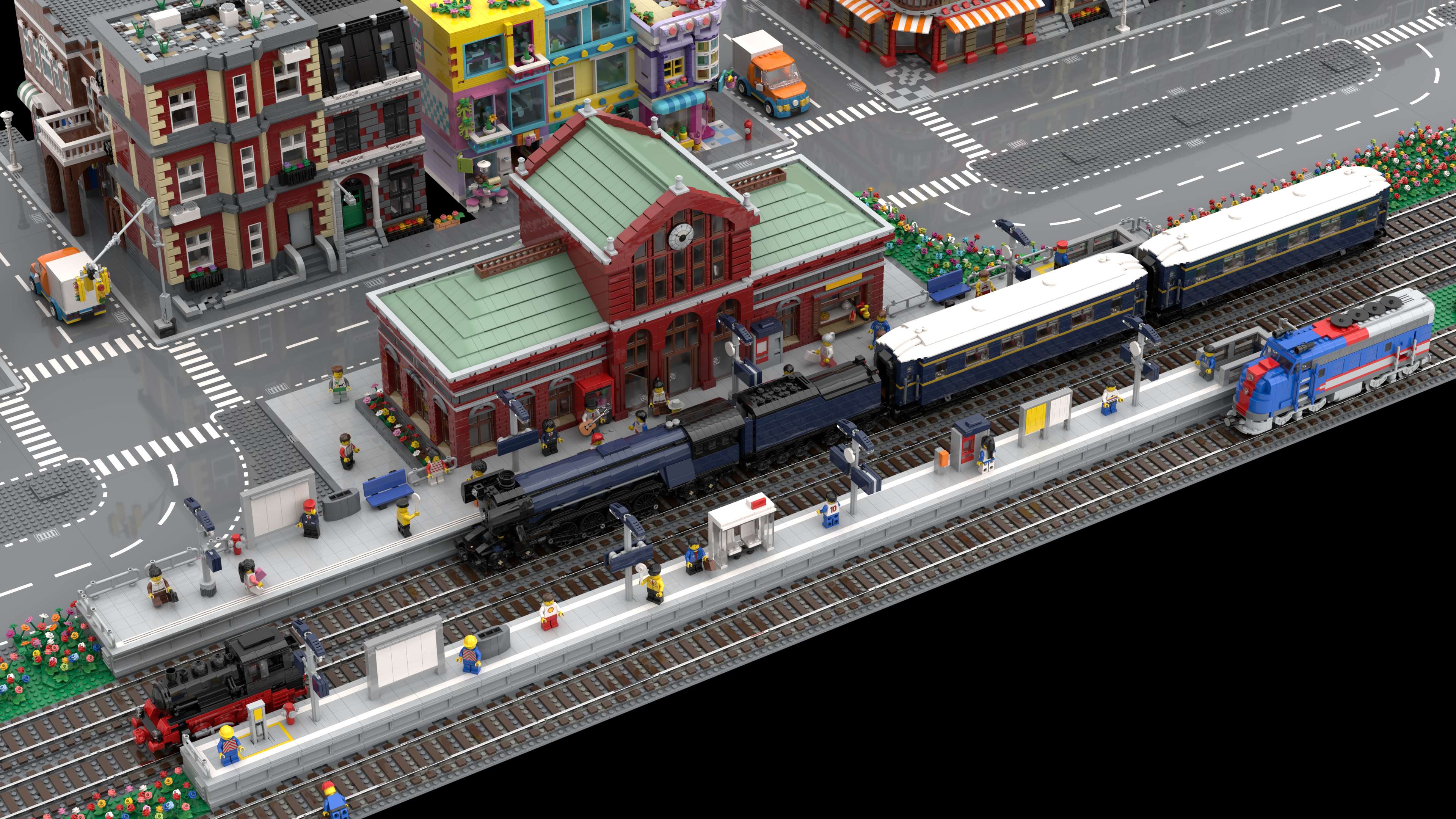 MOC-109869 Central Station V2 With 6820 Pieces