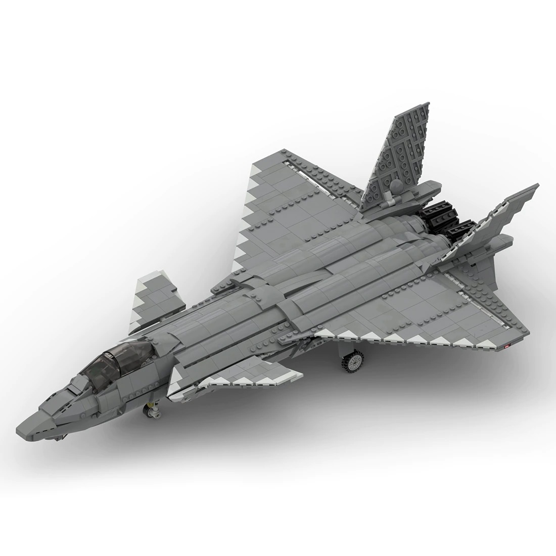 authorized moc 64706 j 20 stealth fighte main 2 - MOULD KING