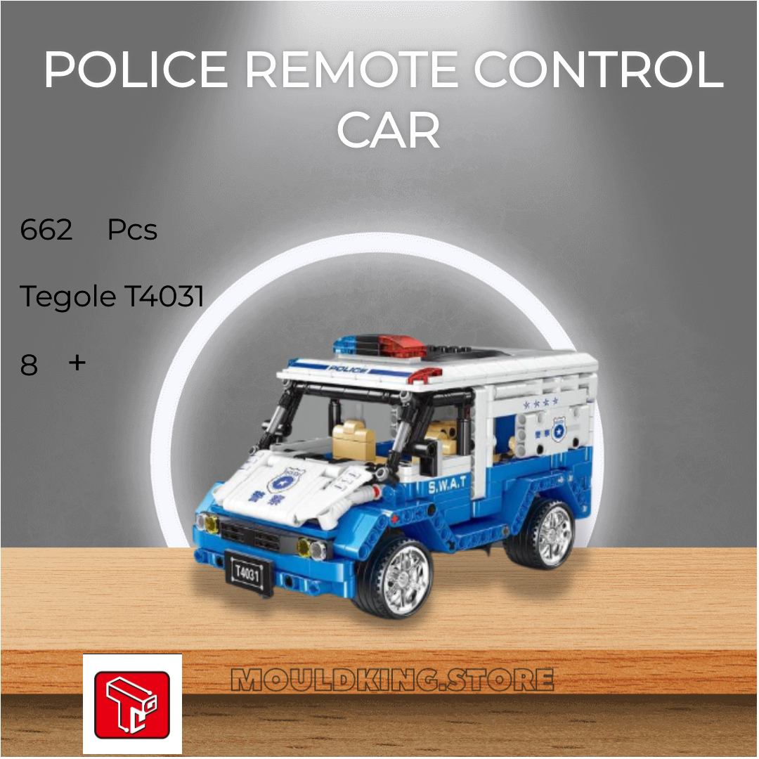 TaiGaoLe T4030 SWAT Remote Control Car with 668 Pieces