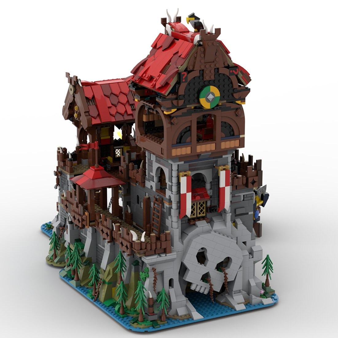 moc 136695 wolfpack tower medieval shi main 3 - MOULD KING