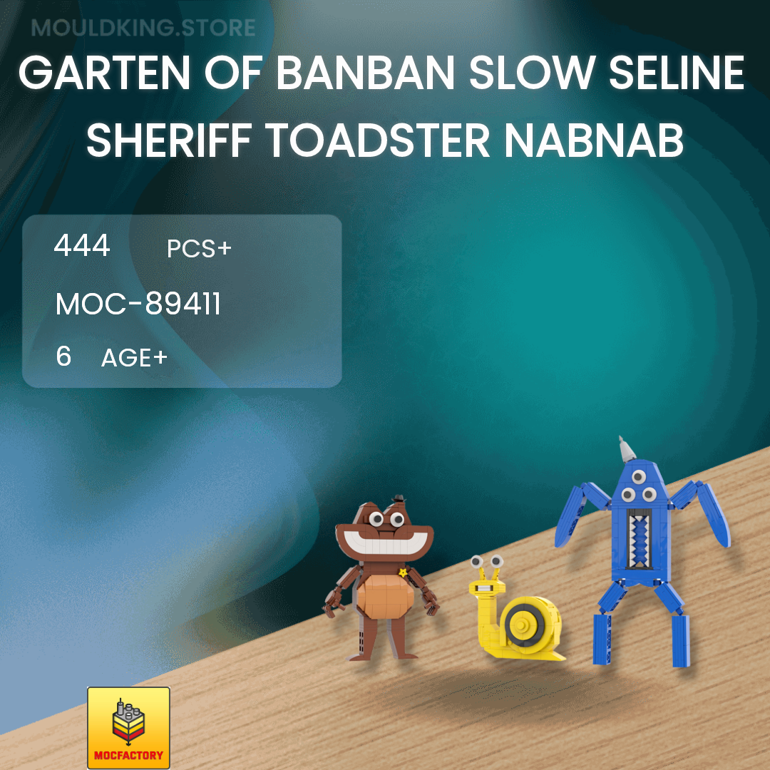 MOC Factory 89411 Garten of Banban Slow Seline Sheriff Toadster
