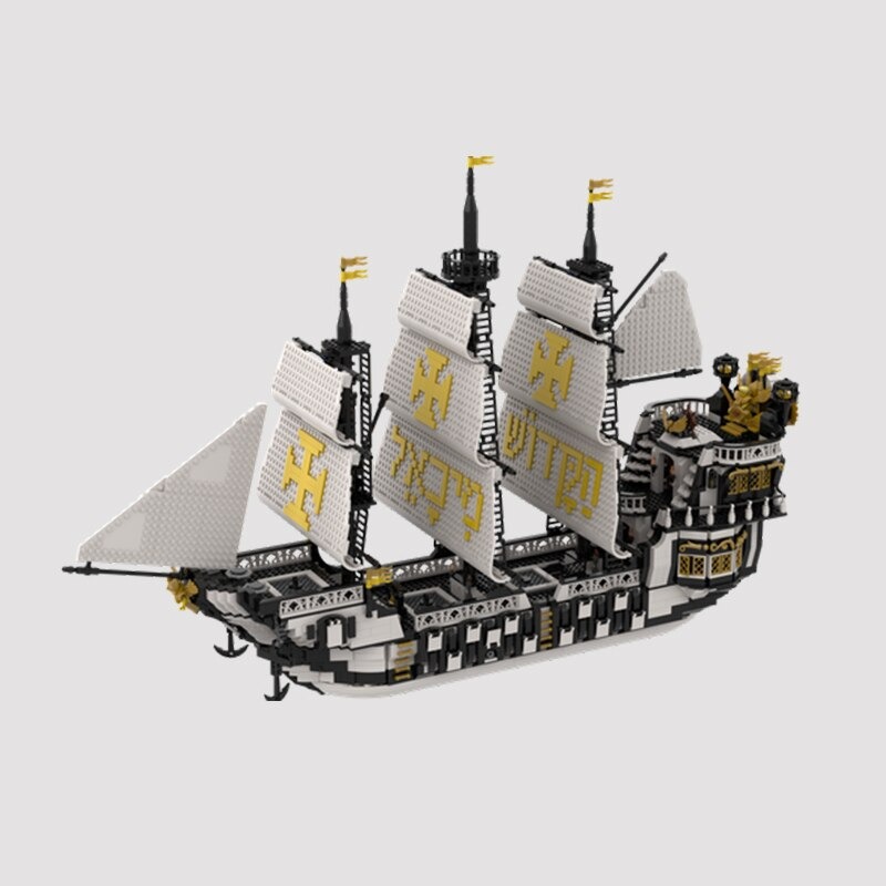 moc building blocks sailing model st mi main 1 - MOULD KING