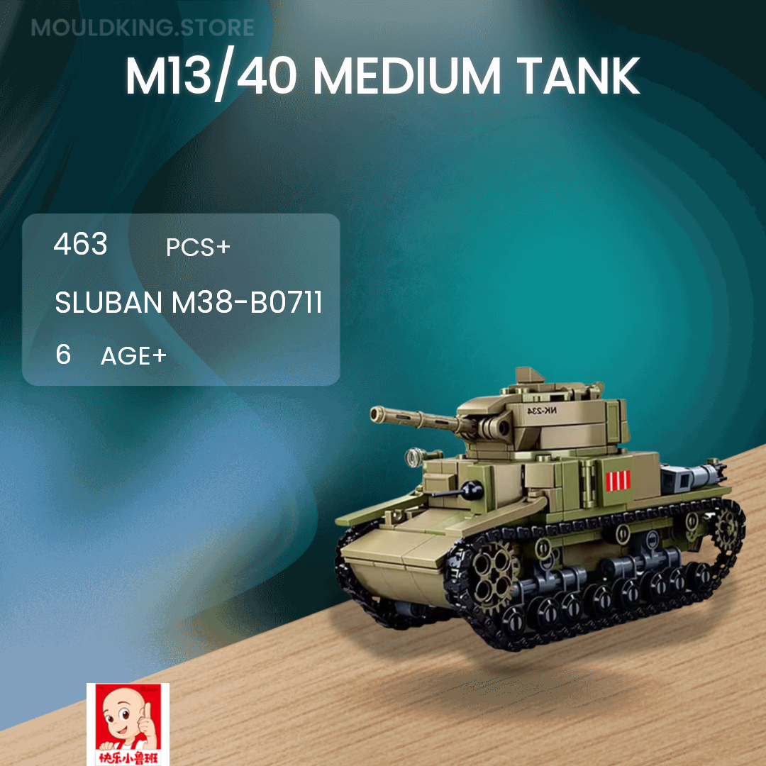 Sluban TOP-M1 Tank Green