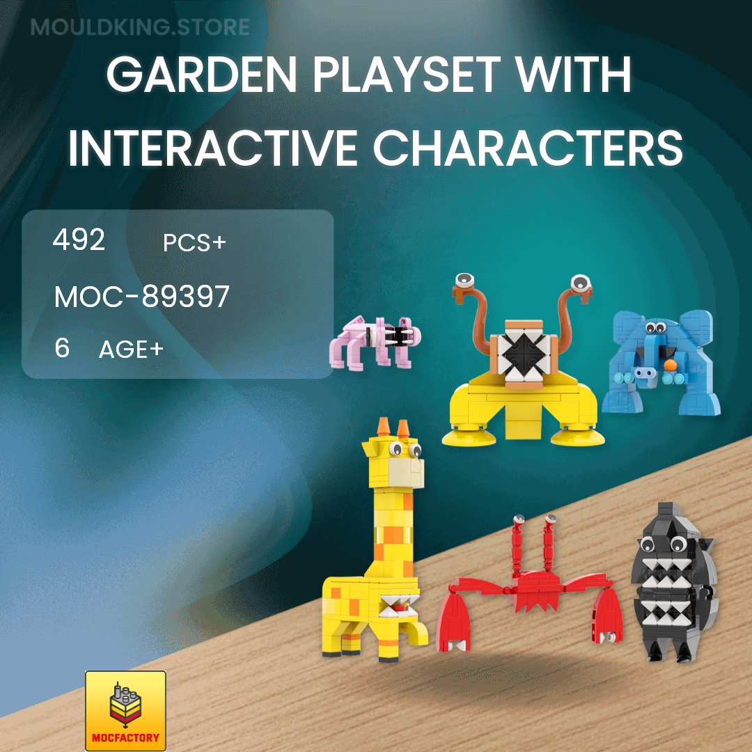 MOC Factory Movies and Games 89399 Garden Playset with Interactive