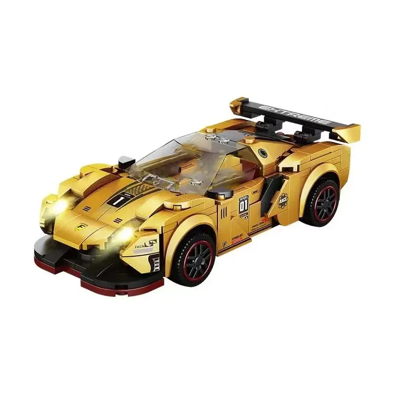 Forange FC1614 Speed Champions Yellow Racer Car 4 - MOULD KING