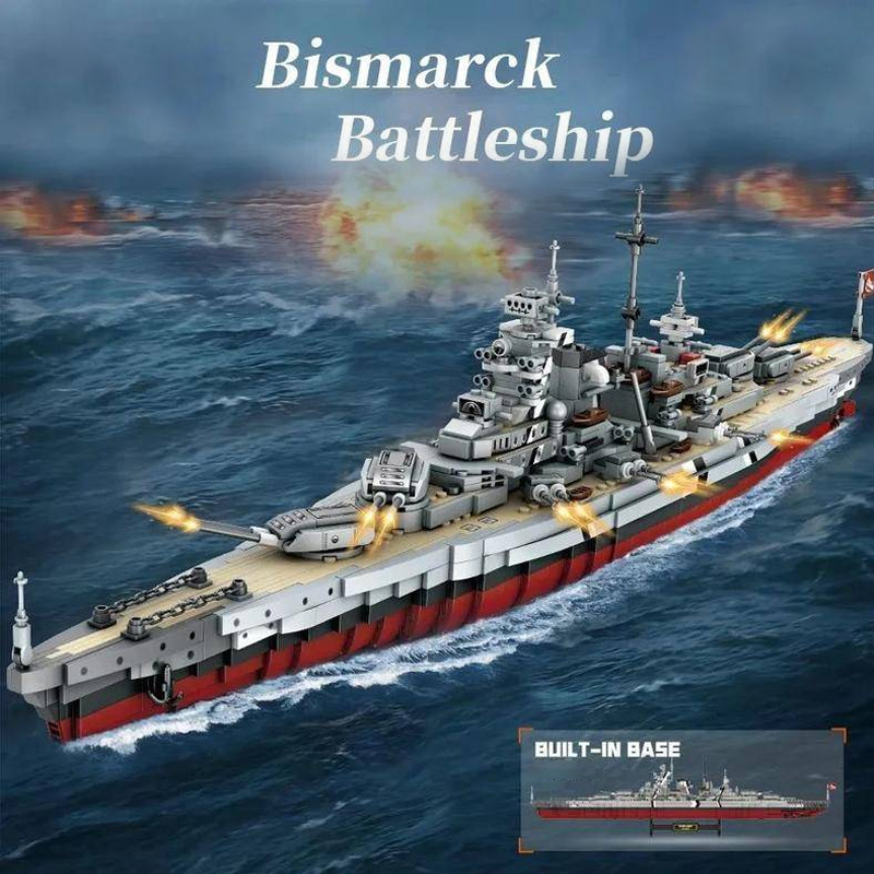 Forange FC4201 Bismarck Class Battleship 5 - MOULD KING