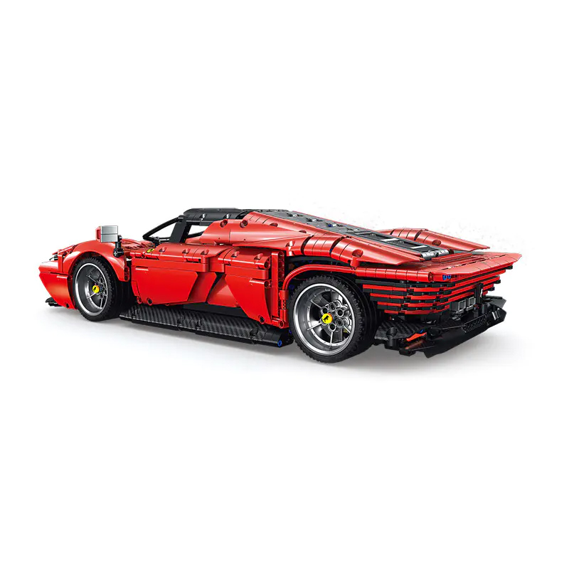 KUYU MOXING KY7070 Red Ferrari SP3 Super Car 3 - MOULD KING