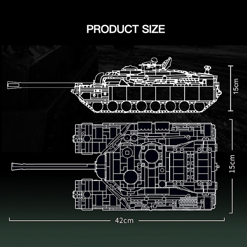 Panlos 628010 T28 Heavy Tank 1 - MOULD KING