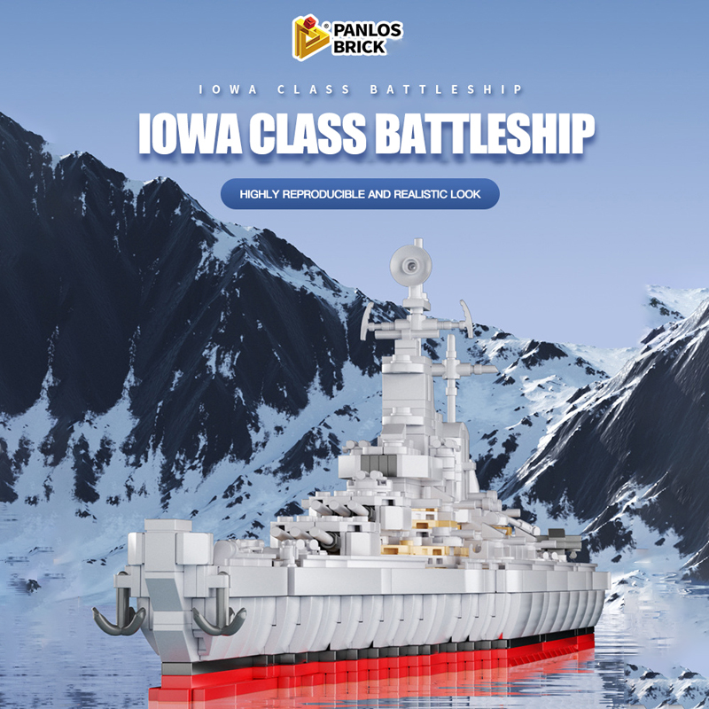 Panlos 637010 Iowa Class Battleship 5 - MOULD KING