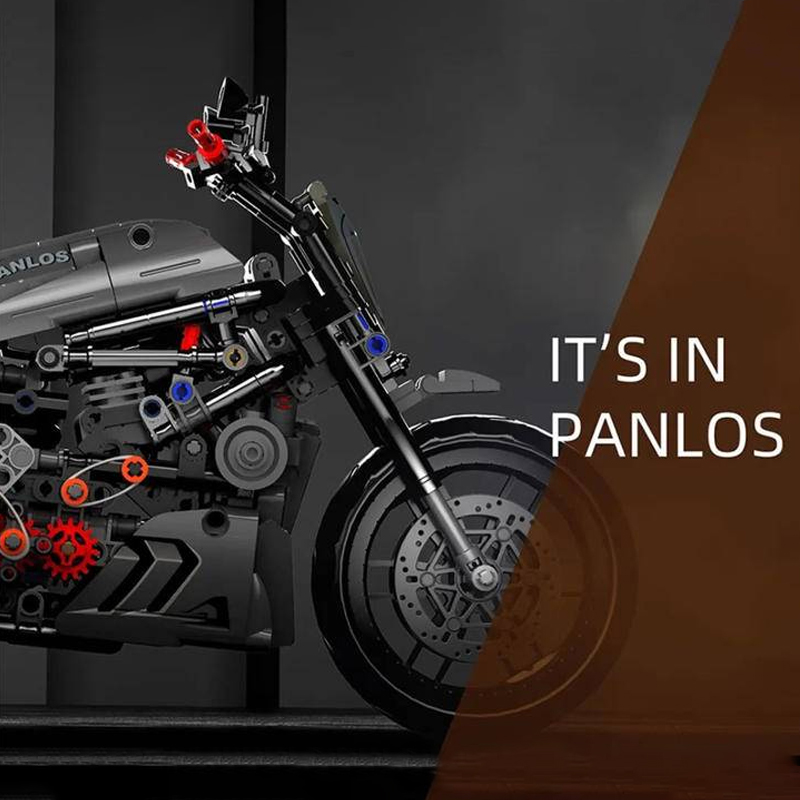 Panlos 672002 CHIC Block Motorbike 1 - MOULD KING