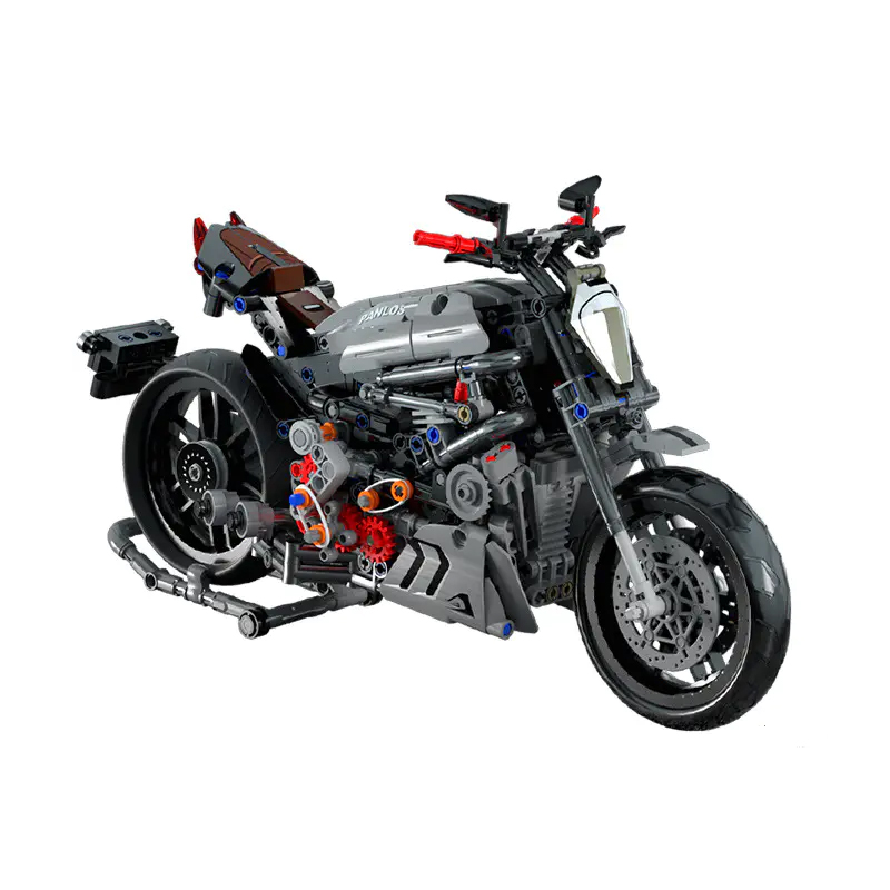 Panlos 672002 CHIC Block Motorbike 4 - MOULD KING