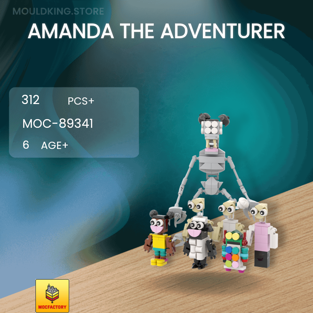 Model Building Brick Toy for Amanda the Adventurer Animation MOC