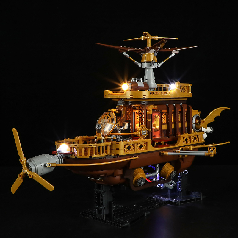 FunWhole F9014 Light Catcher Steampunk Airship 3 - MOULD KING
