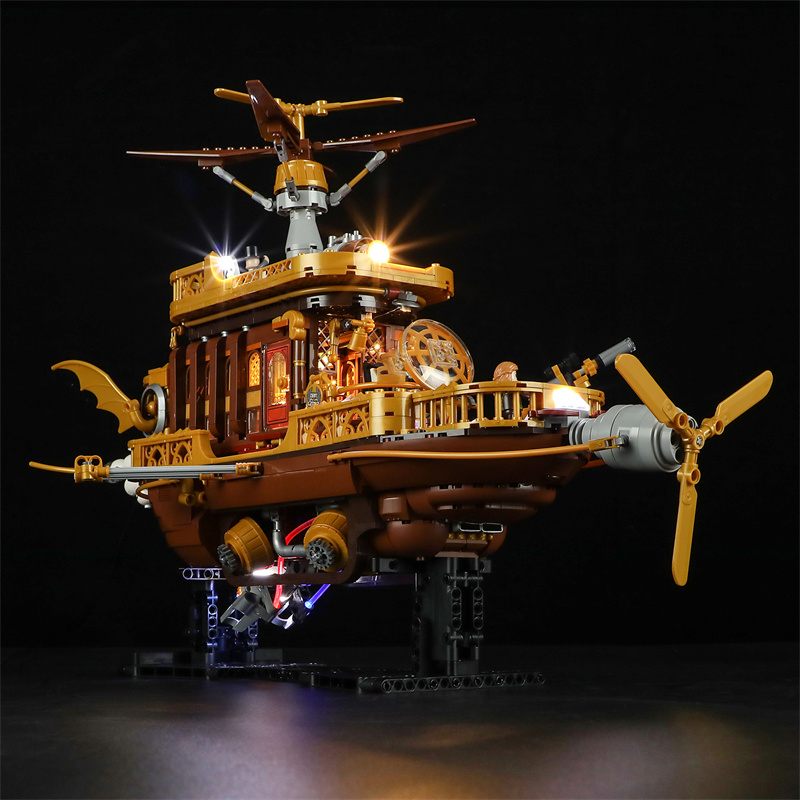 FunWhole F9014 Light Catcher Steampunk Airship 6 - MOULD KING
