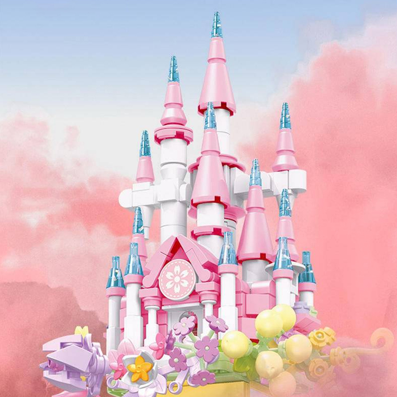 SEMBO 611072 Fantasy Flower Castle 2 - MOULD KING