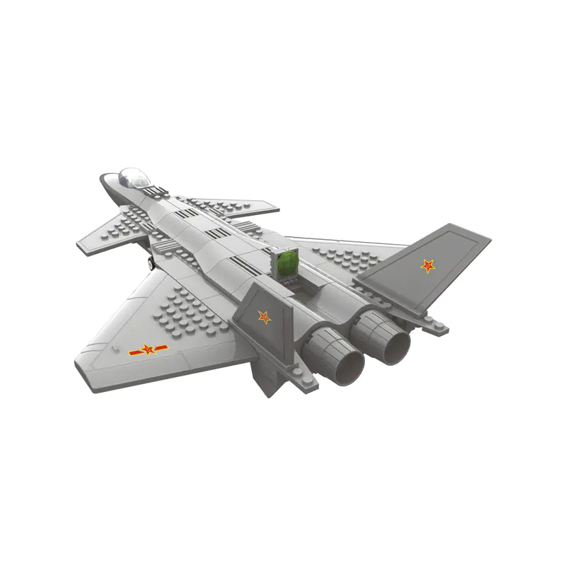 WANGE 4003 J20 Heavy Stealth Fighter 3 - MOULD KING