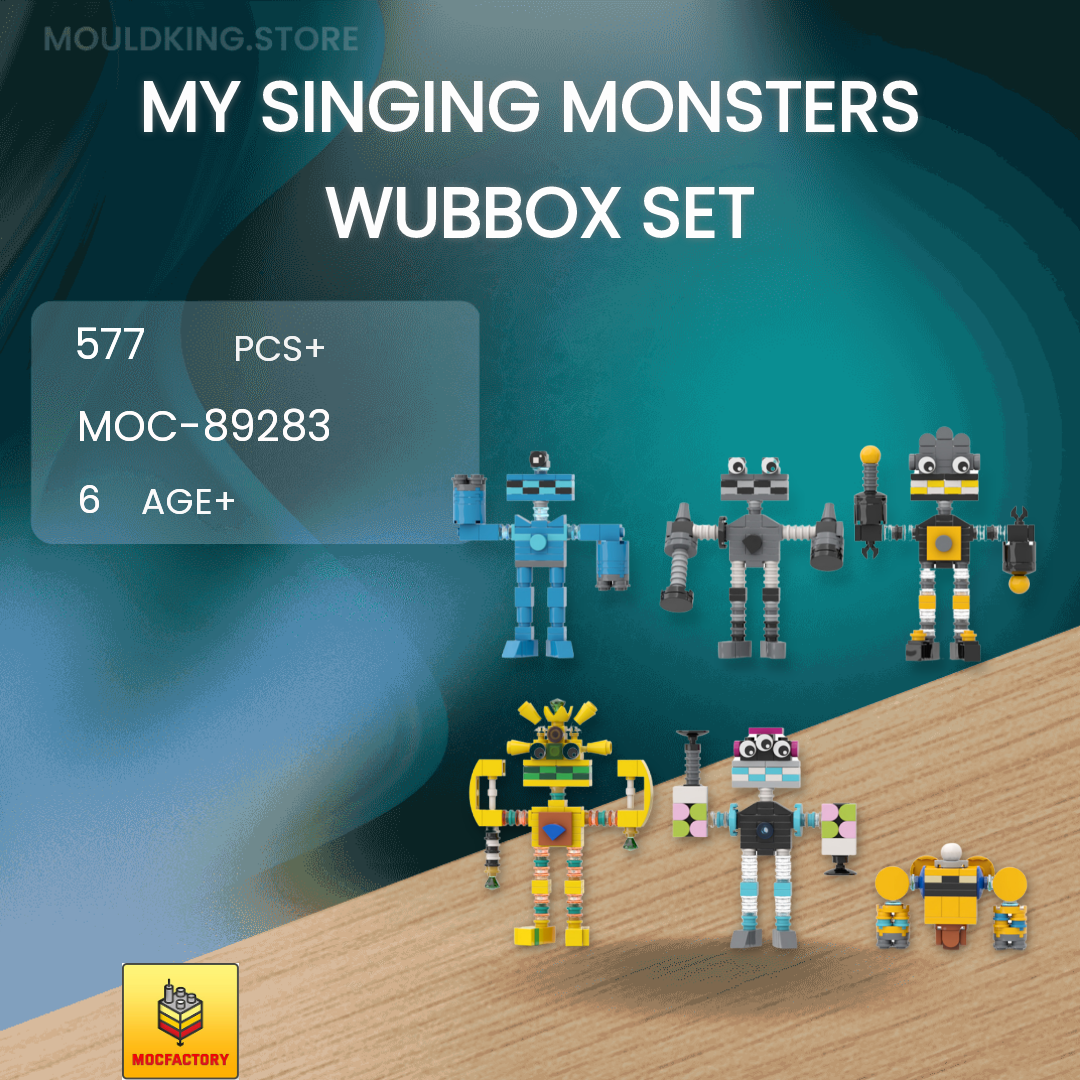 MOC Factory™ 89247 My Singing Monsters Water Wubbox brick set