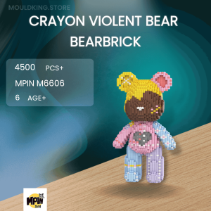MPIN M6605 One Piece Violent Bear Bearbrick with 7220 Pieces