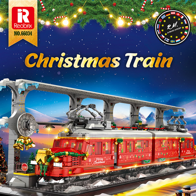 Reobrix 66034 Christmas Train 1 - MOULD KING