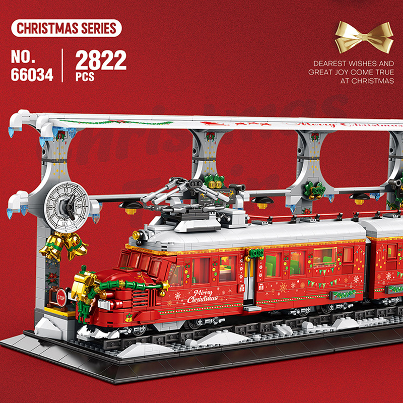 Reobrix 66034 Christmas Train 5 - MOULD KING