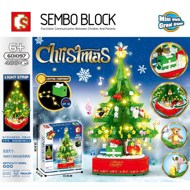 SEMBO 601097 Christmas Tree 3 - MOULD KING