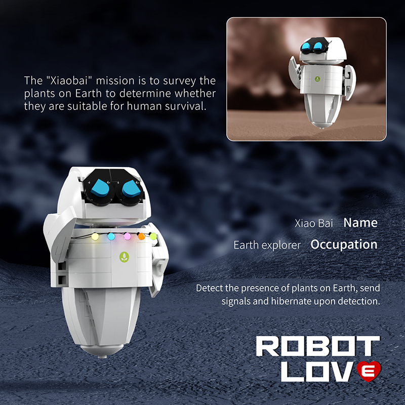 Tuole L8003 Robot Love 4 1 - MOULD KING