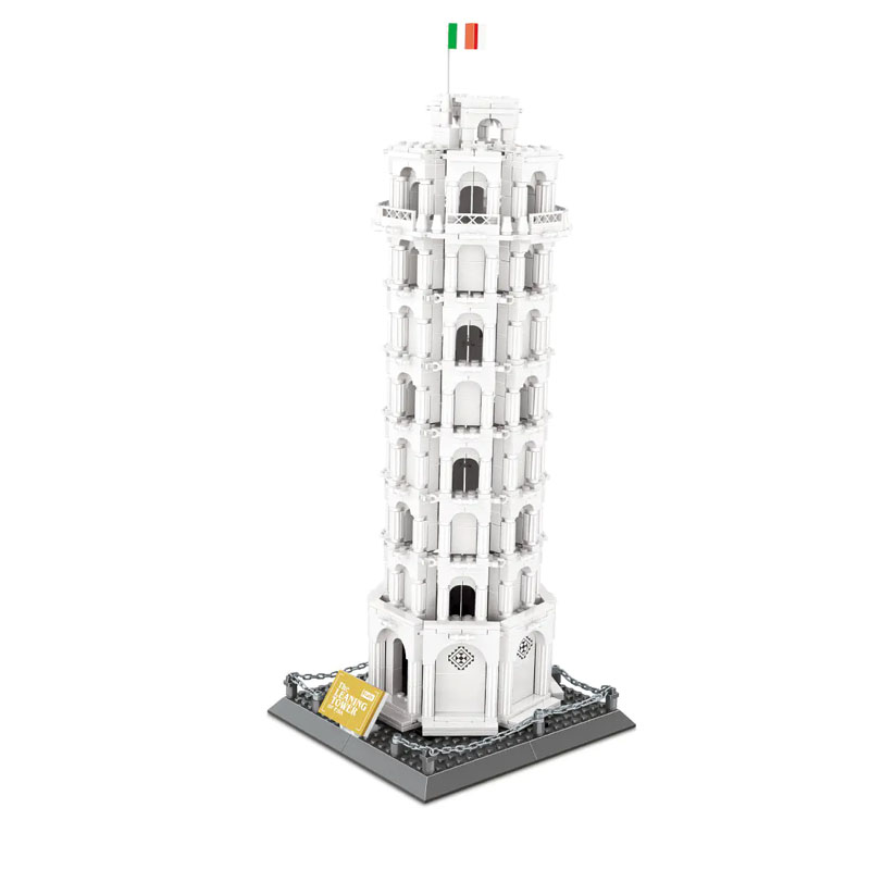 Wange 5214 The Leaning Tower of Pisa Italy 2 - MOULD KING