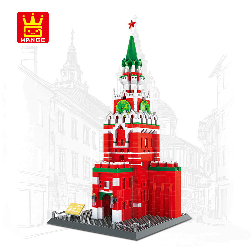 Wange 5219 The Spasskaya Tower of Moscow Kremlin 1 - MOULD KING