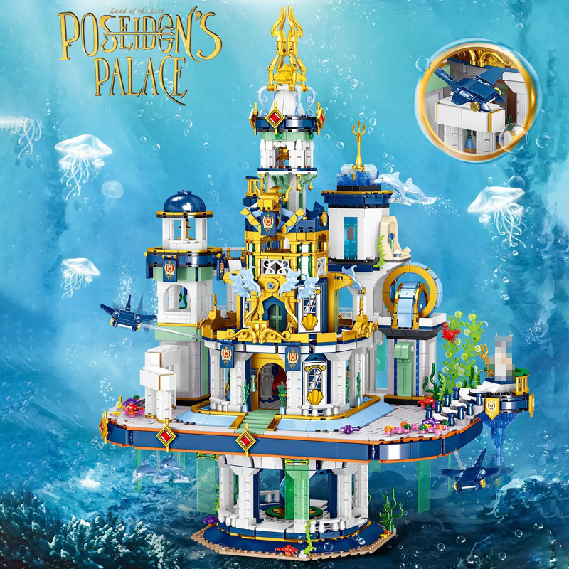 ZHEGAO 01048 Poseidons Palace 1 - MOULD KING